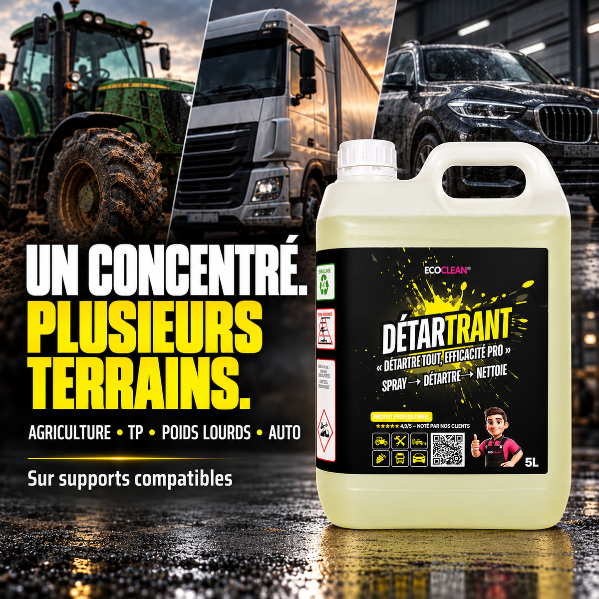 Détartrant EcoClean® — usages sur matériel compatible