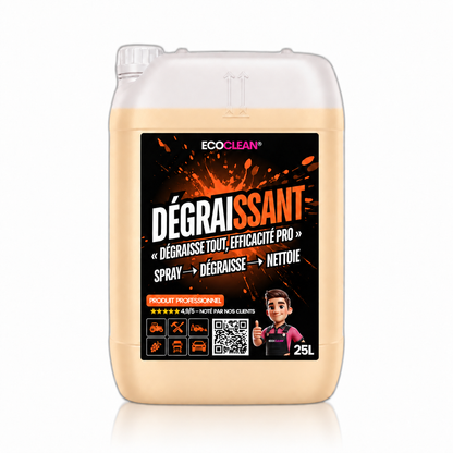 Dégraissant EcoClean® 25 L — Graisses, huiles, salissures tenaces
