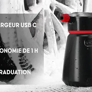 Pulvérisateur Mousse 1.8L Électrique EcoClean® — Application canon à mousse