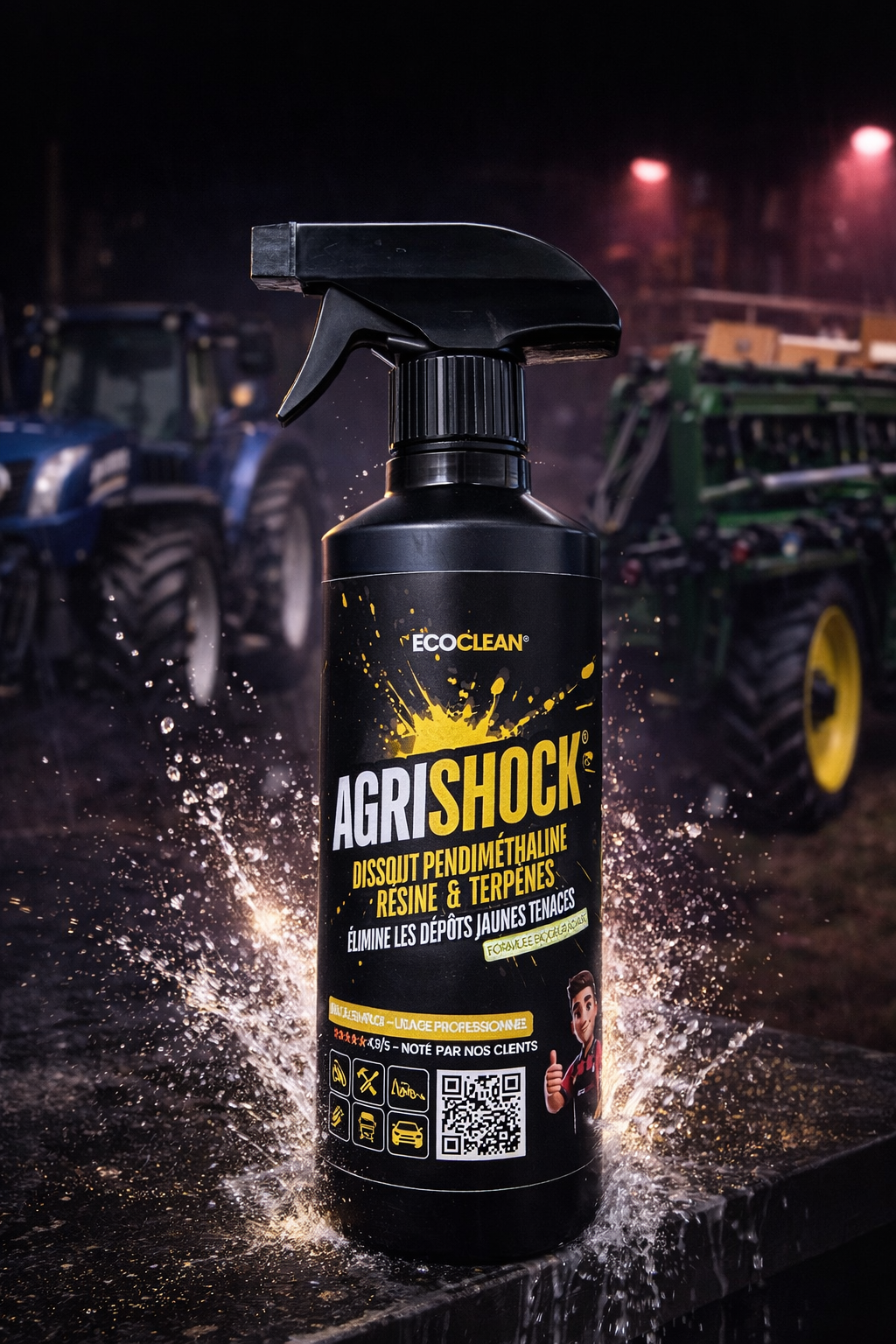 Agrishock® EcoClean® — Seul produit contre les taches de pendiméthaline