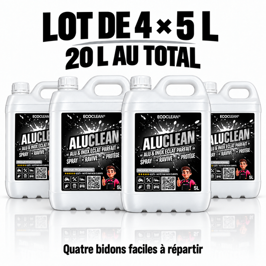 Pack 20 L (4×5 L) — Aluclean EcoClean®