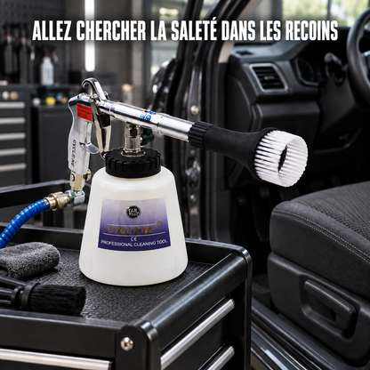 Cyclone Brosse EcoClean®, pistolet de nettoyage à air comprimé — mise en situation professionnelle