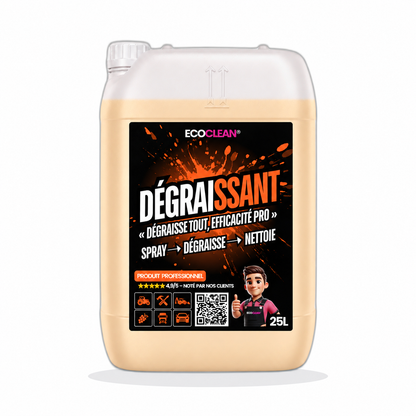 Dégraissant EcoClean® 25 L — Graisses, huiles, salissures tenaces