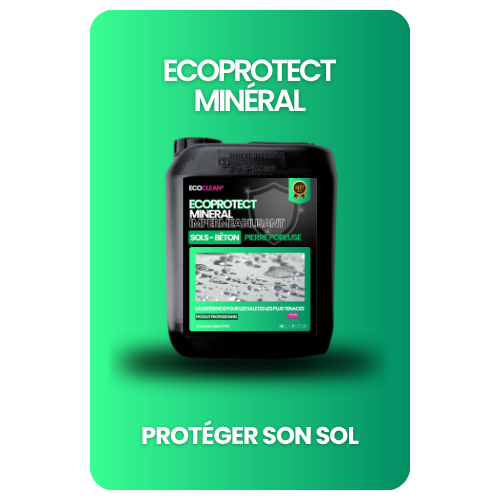 Ecoprotect® Minéral — imperméabilisant protection sols poreux béton et pierre, bidon 5 L EcoClean®
