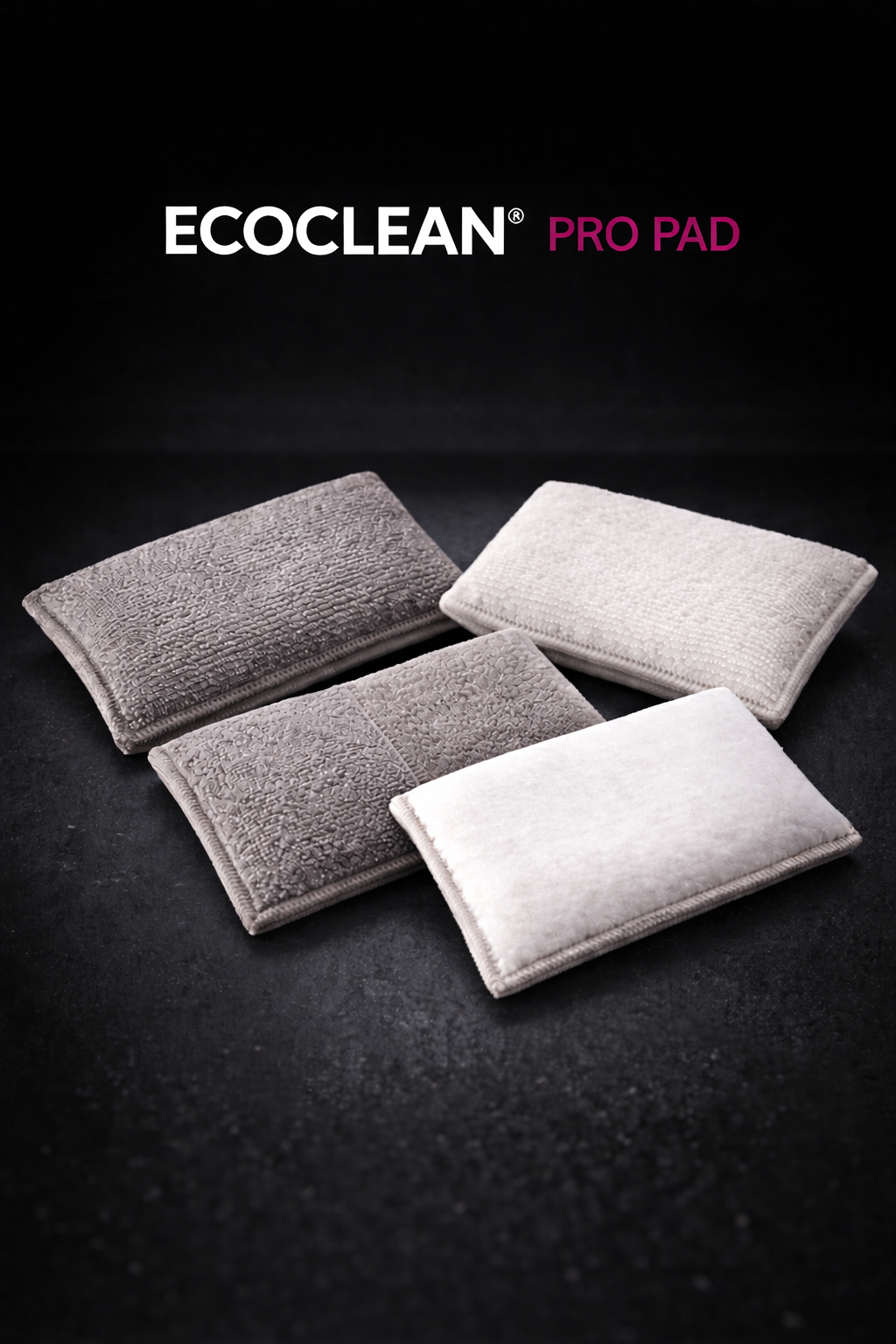 EcoClean® Pro Pad — pack de 4 pads d'application professionnels pour protection et rénovation