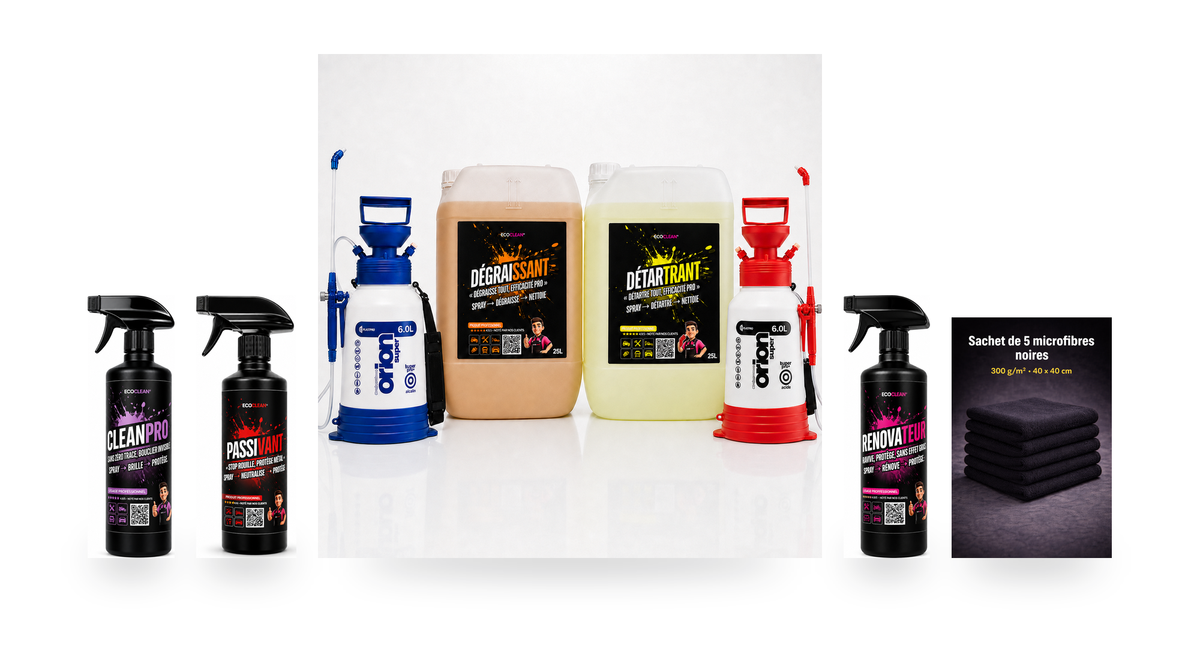 Pack Loueur & Flotte EcoClean — contenu du pack