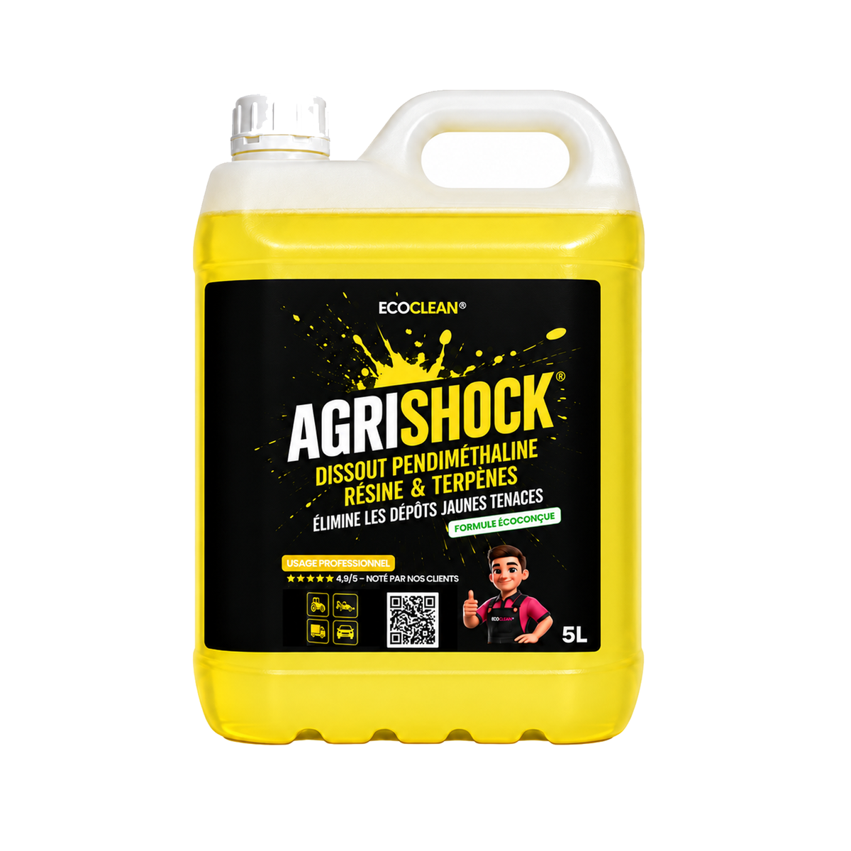 Agrishock EcoClean® — bidon 5 L