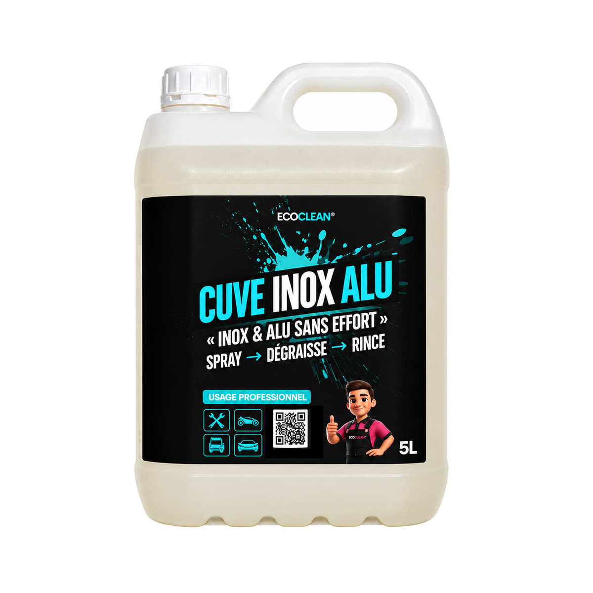Cuve Inox Alu EcoClean® — bidon 5 L