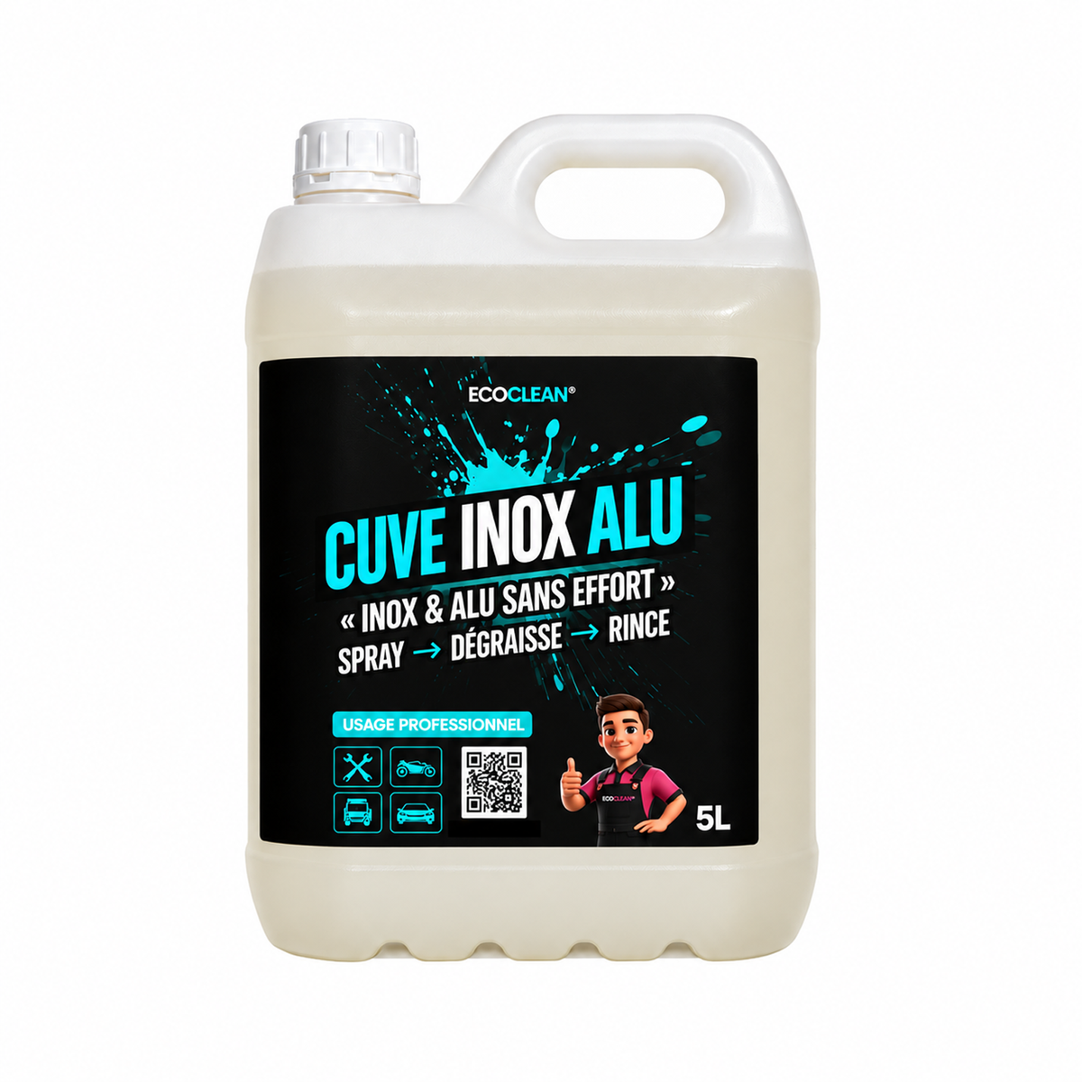 Cuve Inox Alu EcoClean® — bidon 5 L