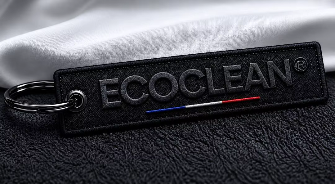 Porte-cle EcoClean brode