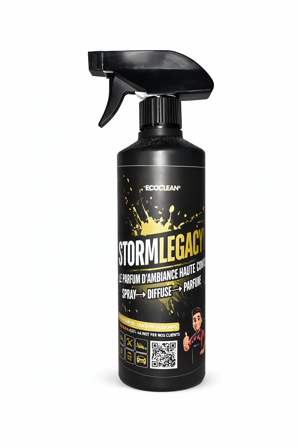 Storm Legacy® EcoClean® — parfum habitacle premium longue durée pour véhicules